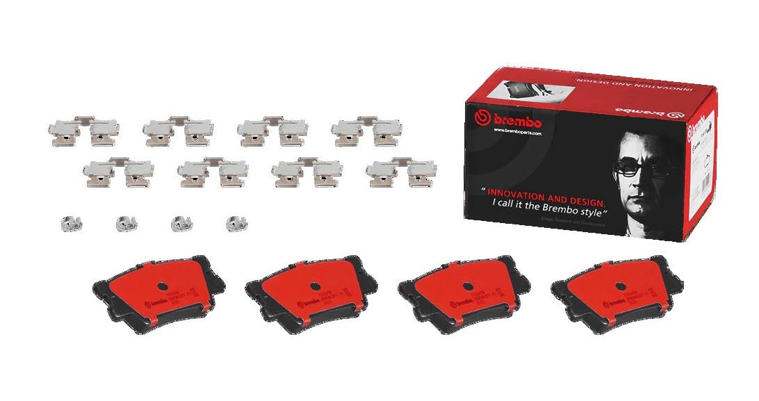 Amazon.com: Brembo P83089N Premium Ceramic Rear Disc Brake Pad Set