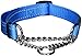 Reflective Nylon Choke Collar; Slip Show Obedience Training Gentle Choker for Large Dogs, Turquoise