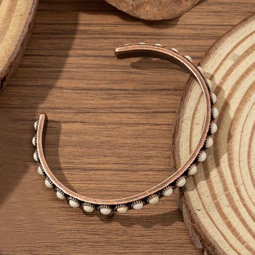 Western Boho Bracelets Turquoise Bracelets Jewelry for Women Cowgirl Cuff Chunky Vintage Bracelet Country Gift Accessories4