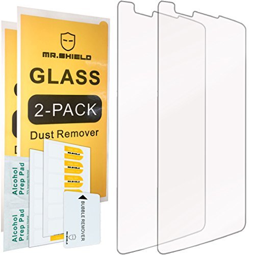 Mr.Shield [2-PACK] Designed For LG Phoenix 2 [Tempered Glass] Screen Protector with Lifetime Replacement