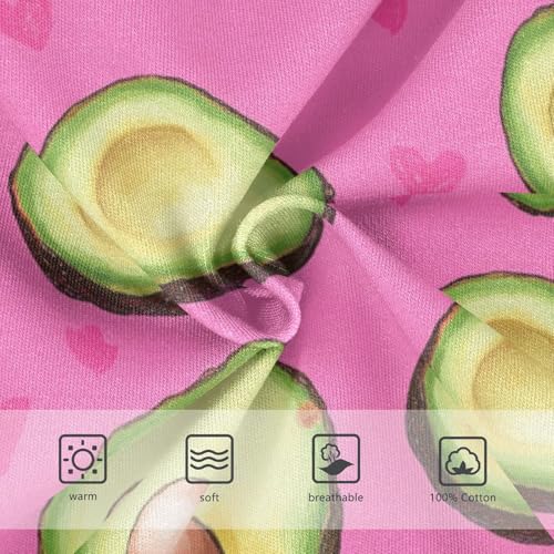 Wusikd Avocados Heart-shapedpink Boys' Underwear Cotton Boys Briefs Soft Toddler Underwear 2T3