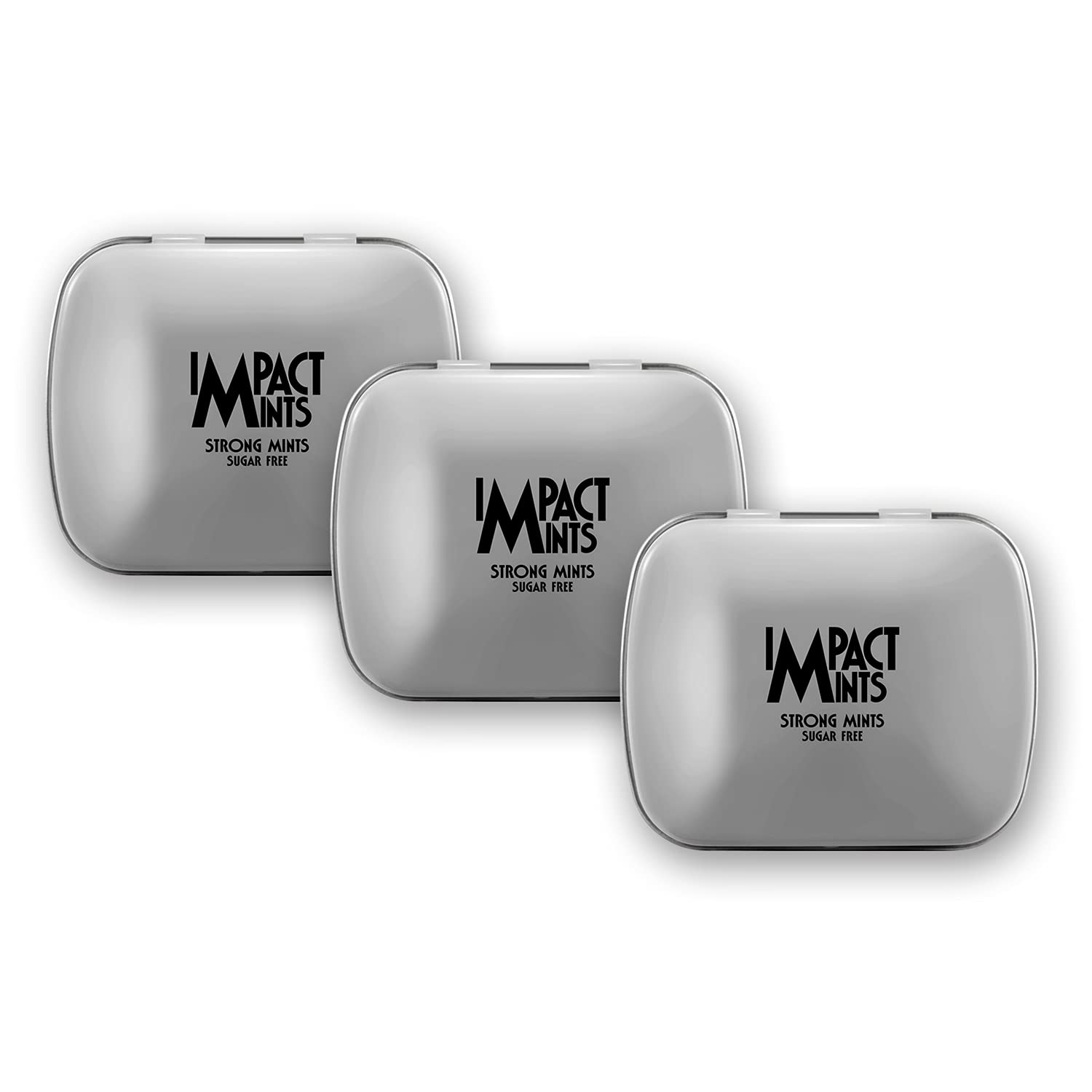 Impact Products Sugar Free Strong Mints 14g - Pack of 3, 42 g