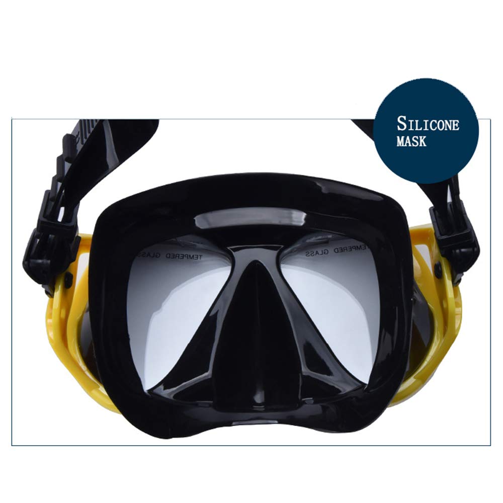 Schnorchel-Freediving-Maske, Taucherbrille, 180°-Panorama-Taucherbrille, für Erwachsene/Schnorcheln/Tauchen/Schwimmen