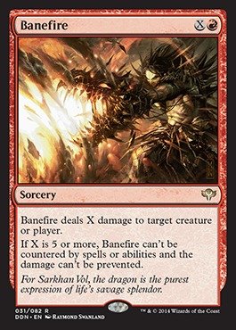 Magic The Gathering - Banefire - Duel Decks: Speed vs Cunning