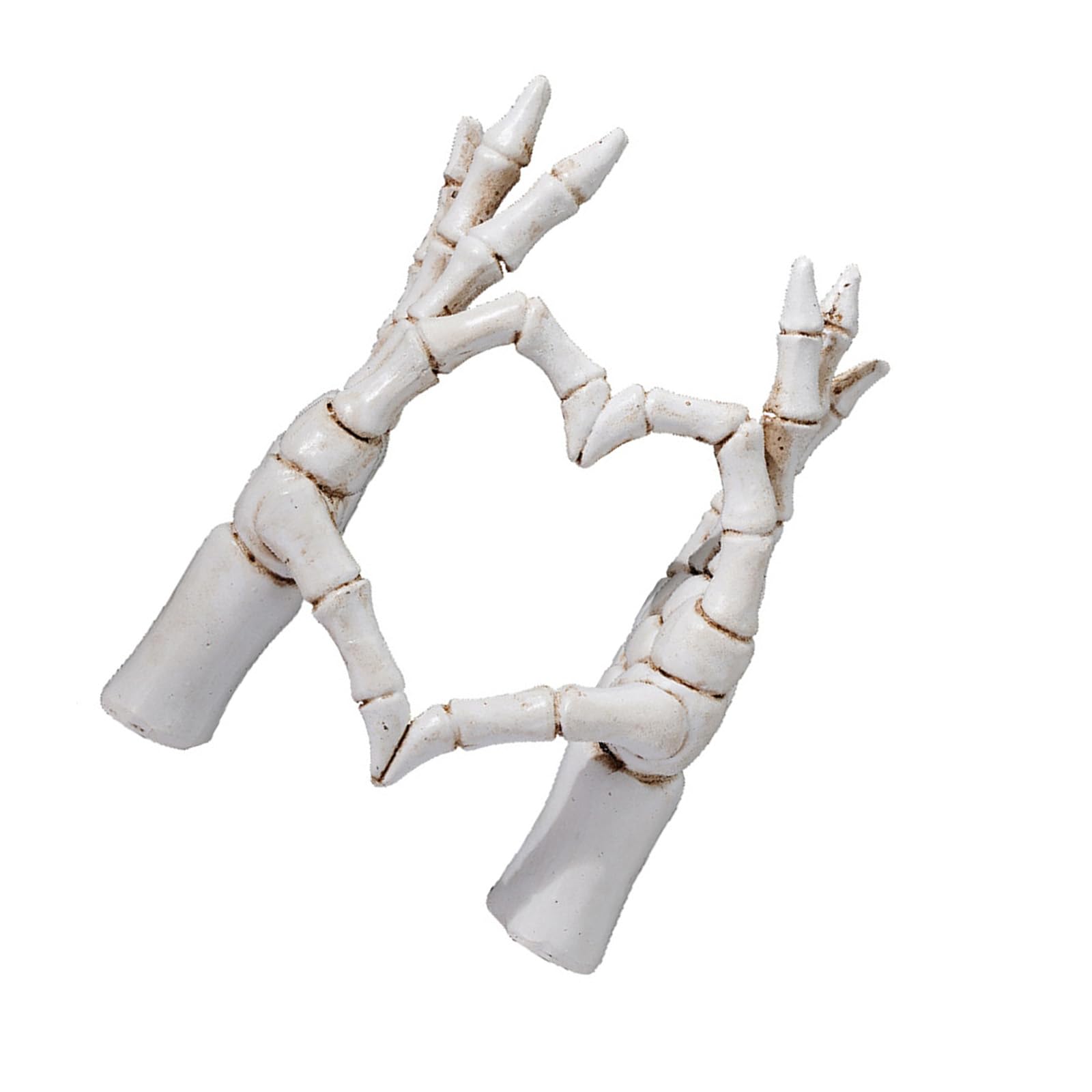 Snorvixre X Handed Skull Fashion Hand Bone Sculpture Rosin Home Deck Artistic Decoration For Halloween Party Hand Bone Decoration