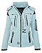 Produktbild Geographical Norway Damen Softshell Funktions Outdoor Regen Jacke Sport [GeNo-20-Aqua-Gr.L]