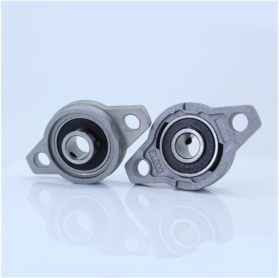 Bearing Housings KFL002 Mounted Bearing 15mm Shaft Diameter KFL Zinc Alloy Pillow Block Housing Flange Block Bearings KFL002 FL002 Pillow Block Bearings