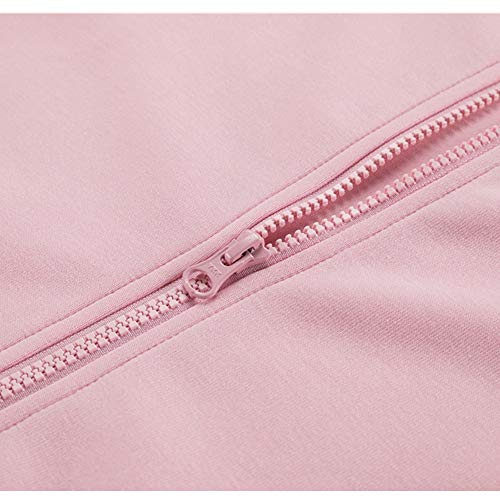 Jiahong Unisex Kids Athletic Hooded Sweatshirt Youth Zipper Hoodie For Boys And Girls (3-12 Years) (Pink, Xs) #TOP1