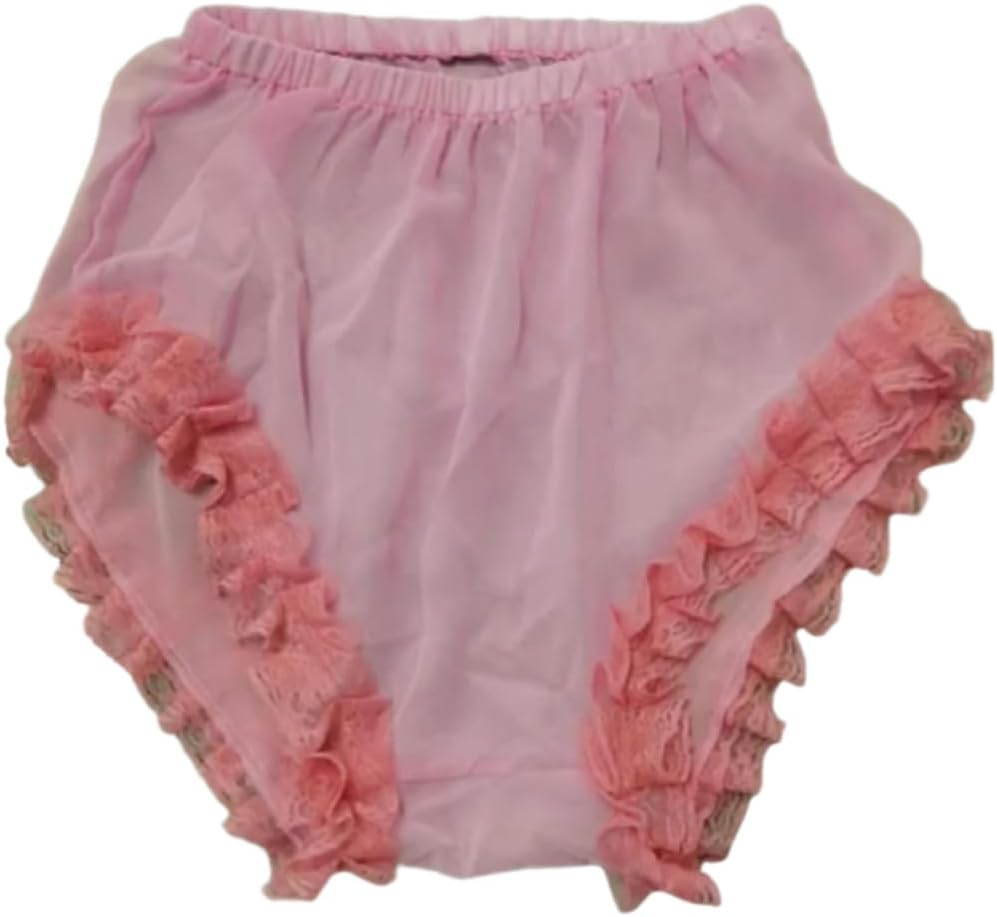 Lace Triangle Shorts Ribbon Bow Elastic Waist Women's Cosplay Outfit Daily Party Clubwear