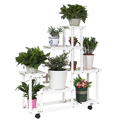 Étagère d'intérieur élégante pour plantes et fleurs grand organiseur de salon