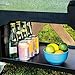 Permasteel 120-Qt Rolling Ice Chest, Portable Patio Party Bar Drink Cooler Cart with Wheels, Drink Dividers - Perfect for Outdoor or Indoor Entertaining, and Parties, Galvanized Steel
