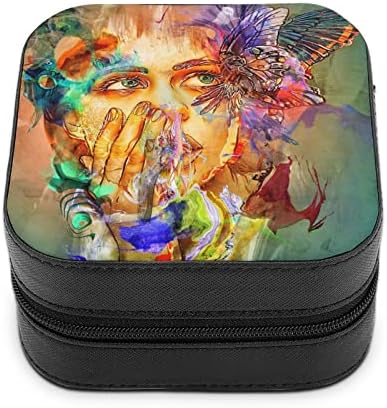 Travel Jewelry Case Elephant Pu Leather Jewelry Organizer Jewelry Storage Case