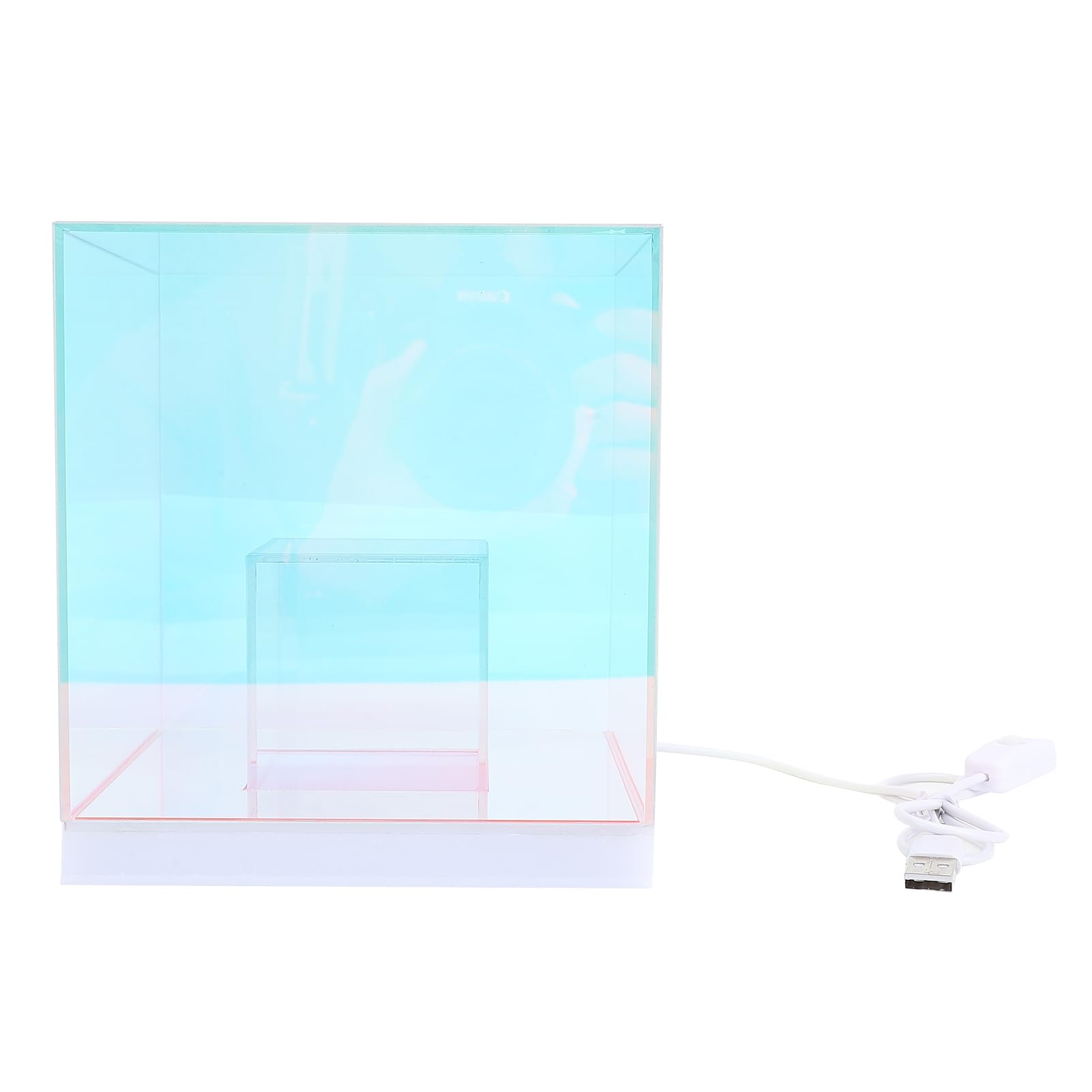 Mingzhe Lámpara de Mesa LED de Cubo 3D Colorida Moderna de la Noche de la Sala de Estar de la Noche USB Sala de Juegos