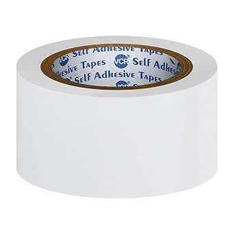 VCR White Floor Marking Tape - 18 Meters in Length 48mm / 02