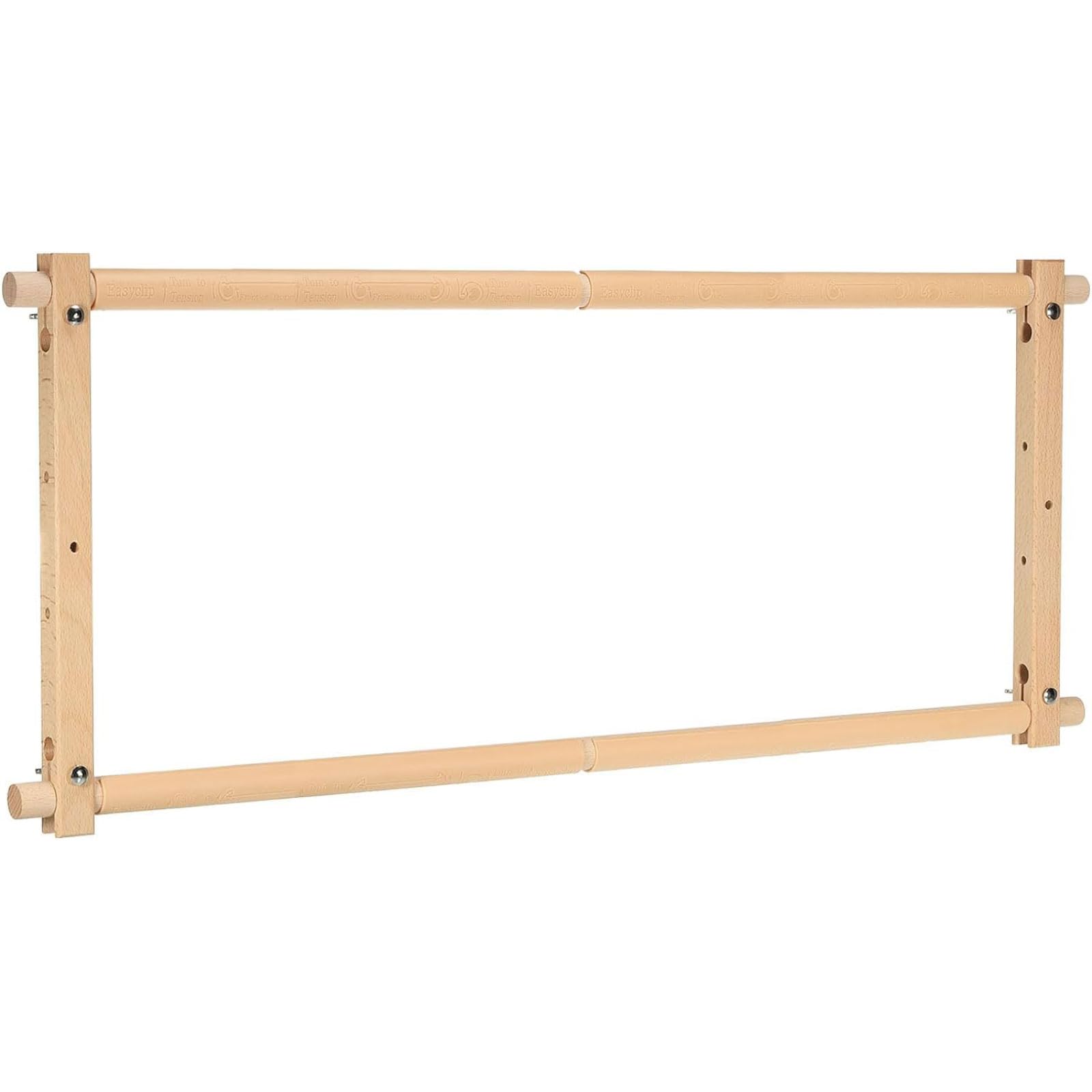 Supporto per ricamo Telaio per arazzo da ricamo Telaio per punto croce in legno di faggio con tubo in cartoncino ABS adatto per tessuti da ricamo di più dimensioni Ricamo