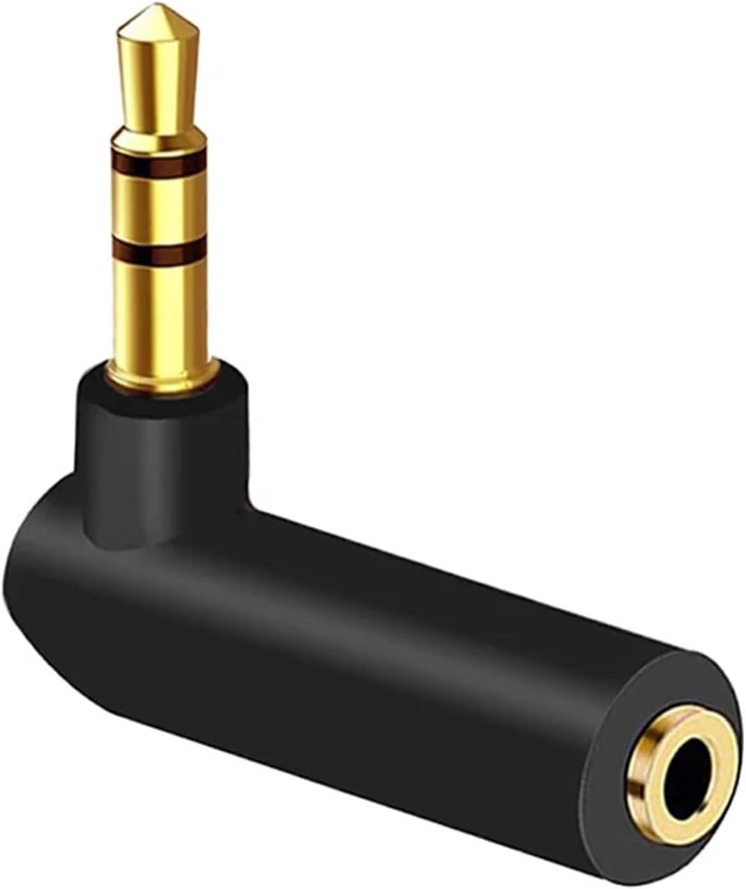 5PCS 3.5mm Pole 90 Degree Right Angle Male to Female Adapter Converter Headphone Audio Microphone Jack Plug Connector(20PCS)