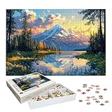 Puzzle 6000 Piezas Adultos, Puzzle Paisaje con Exquisita Caja de Embalaje, 6000 Piezas Rompecabezas Desafiante para Adultos, Rompecabezas Montaña para Toda la Familia, Regalo Mujer y Hombres, -7528