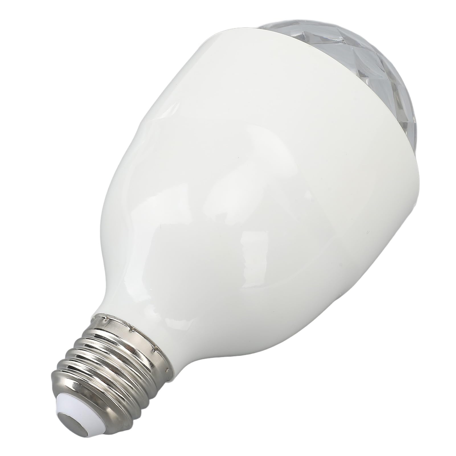 Lampa Kulowa Dyskotekowa RGB Obrotowa żarówka LED na imprezę, Aktywowana Dźwiękiem Lampa Sceniczna E27 z Pilotem, światło Stroboskopowe RGB w Kształcie Kuli Dyskotekowej na