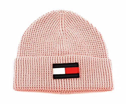 Tommy Hilfiger Unisex Kinder Big Flag Beanie AU0AU01500 Gestrickte Mütze,...
