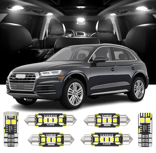 AENVTOL 22 Pieces LED Interior Light Kit Replacement for Audi Q5 SQ5 8R 2008-2017 Interior LED Bulb + Install Tool