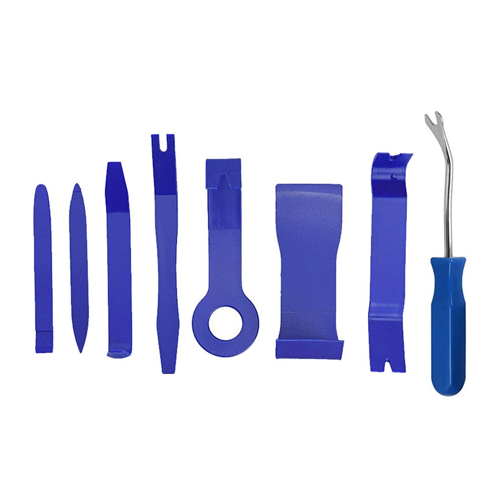 Door Panel Removal Tools, 8 Pieces Car Trim Removal Tool Set, Auto Door Panel Removal Tool Set, for Door Panel, Car Clips, Car Door Panel Trim, Audio Radio Installation and Removal