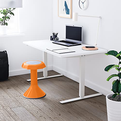 Image of ECR4Kids ACE Active Core Engagement Wobble Stool, 18-Inch Seat Height, Flexible Seating, Orange