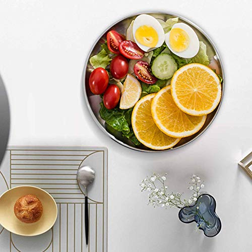 Teamfar Pizza Pan, 10 Inch Pizza Pans Pizza Tray Stainless Steel For Oven Baking, Non Toxic & Healthy, Heavy Duty & Dishwasher Safe - Set Of 2 #TOP5