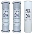 Reverse Osmosis Replacement Cartridge Set by Kleenwater, Compatible with APEC FILTER-SET-ES and FILTER-SET-APEC, Set of 3