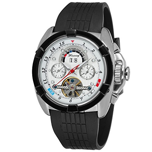 Forsining Men's Automatic Self-Winding Calendar Brand Leather Strap Wrist Watches