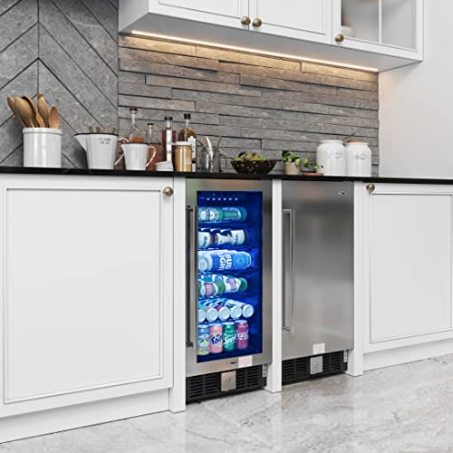 Koolmore KM-BIR3C-GD 15 Inch Inch Small Built-In Refrigerator And Beverage Cooler thumb #3