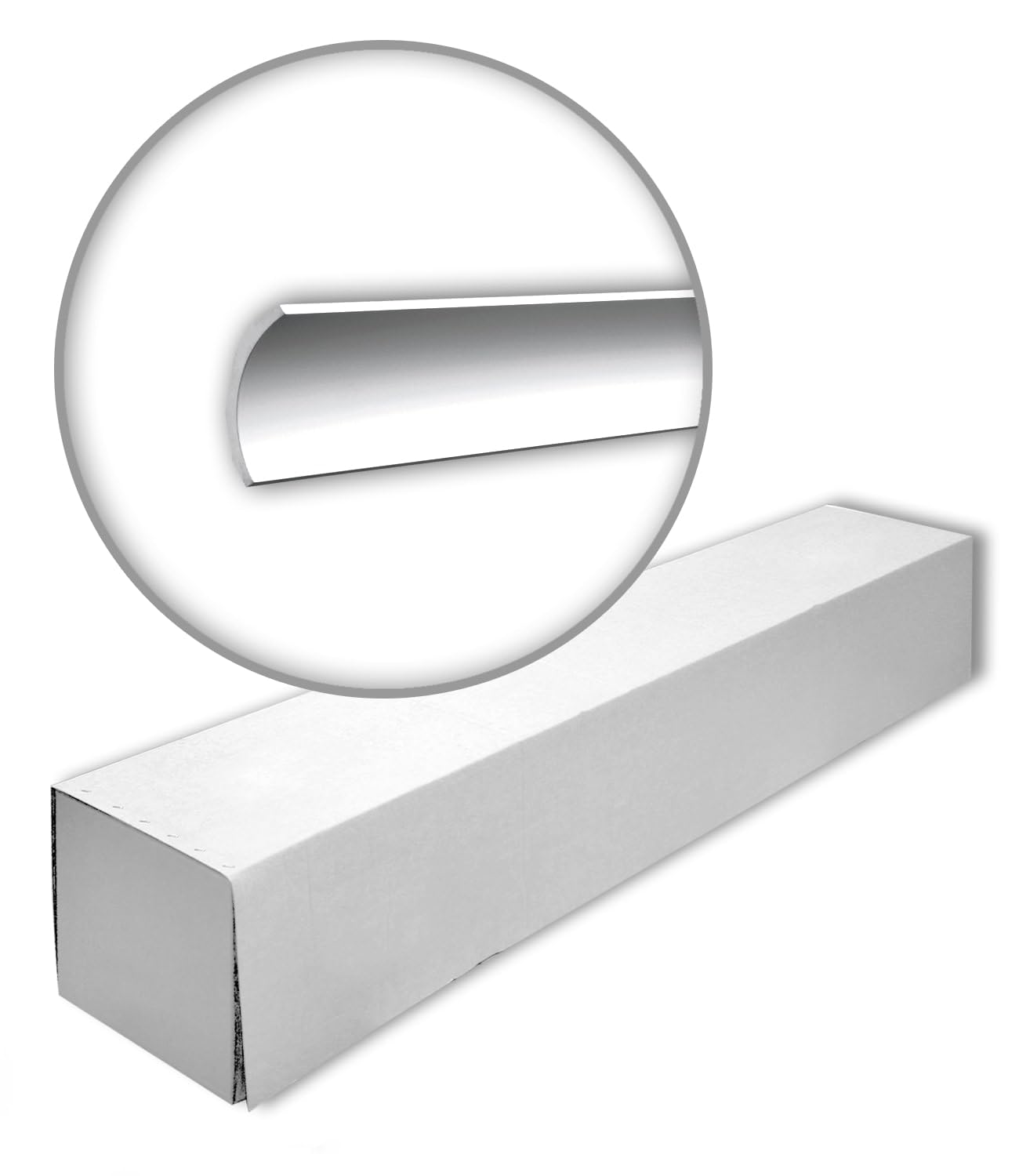 Corniches Profhome 650165 pack de 20 m de moulures faciles à poser