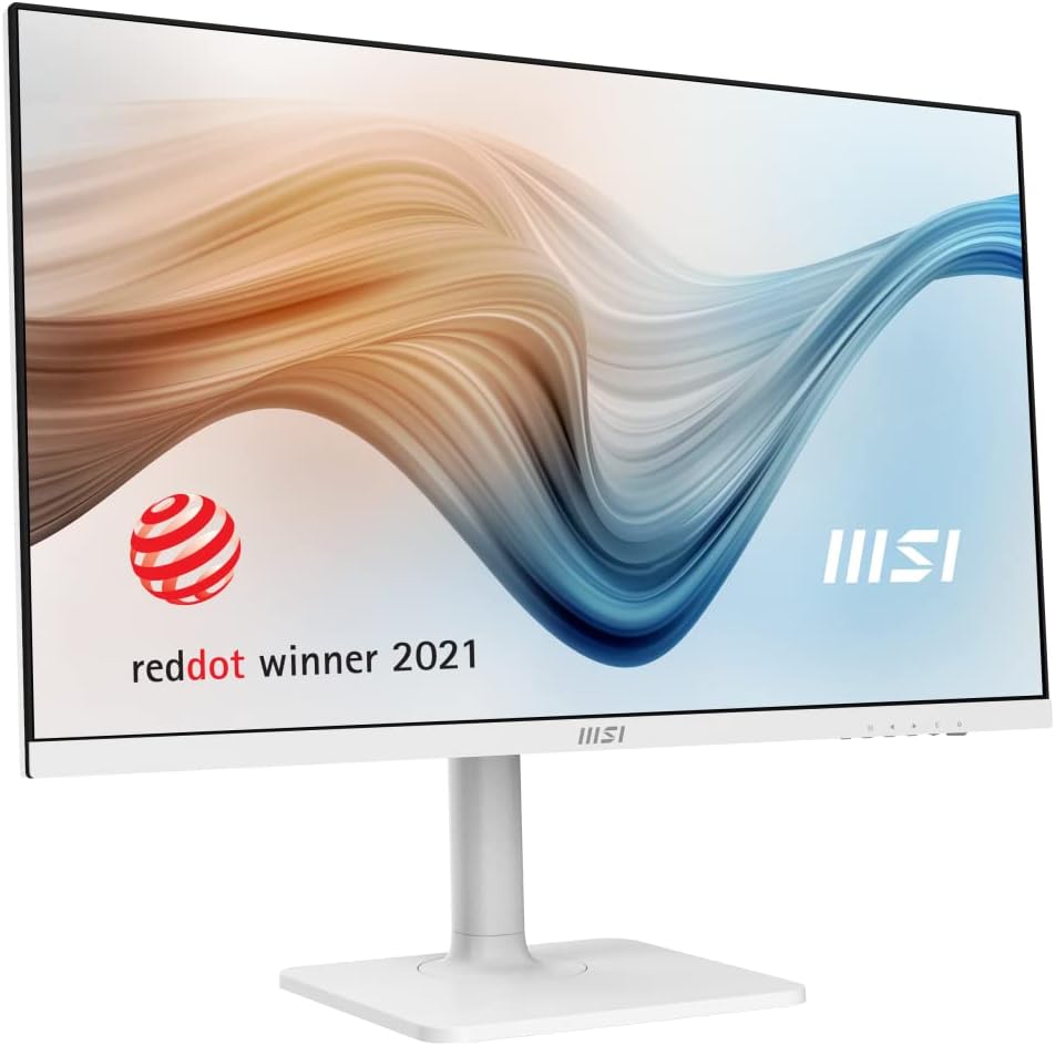 MSI Modern MD272QPW Monitor 27” IPS 2560x1440 (WQHD), 16:9, 75Hz, 5ms, HDMI, USB Type-C, regolabile con pivot, VESA 75 x 75 mm, Opaco, Frameless, Bianco MSI Modern MD272QPW Monitor 27” IPS 2560x1440 (WQHD), 16:9, 75Hz, 5ms, HDMI, USB Type-C, regolabile con pivot, VESA 75 x 75 mm, Opaco, Frameless, Bianco