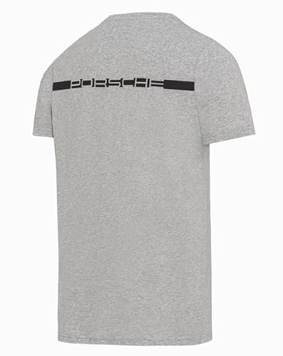 Porsche Rs 2.7 Collection T-Shirt Grey Multi-Color Stripes Rainbow Automotive Racing Apparel (X-Large) #TOP1
