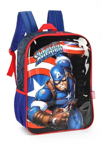 Mochila Luxcel Capitao America Azul Is41581ag