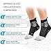 IRAMY Compression Ankle Support Running Socks Women Coolmax Wicking 3 Pairs Quarter Athletic Cushioned Plantar Fasciitis Socks