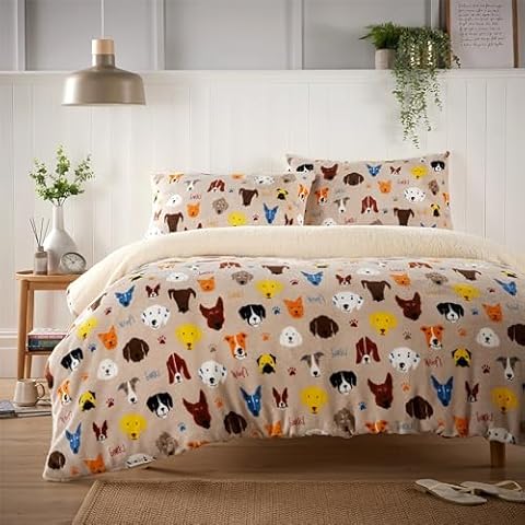 Olivia Rocco Super Soft Teddy Fleece Duvet Cover Set Cover