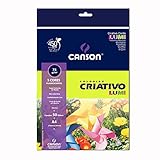 Papel Colorido A4 80g/m², Canson, 66667162, Criativo Lumi, 5 Cores, 50 Folhas