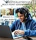 Edifier W830NB Wireless Over Ear Kopfhörer mit -45dB ANC, 94Std. AKKU, LDAC Hi-Res Sound, Spatial Audio, Schnellladung, Bluetooth V5.4 - Schwarz
