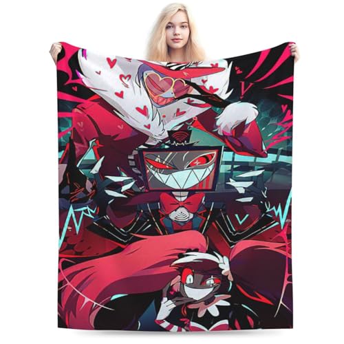 ハズビン・ホテル 毛布 ブランケット 大判 フリーサイズ 暖かい 軽量 ふわふわ 一人用 ソファ ベッド オフィス 膝掛け 洗える 秋冬60"x50"