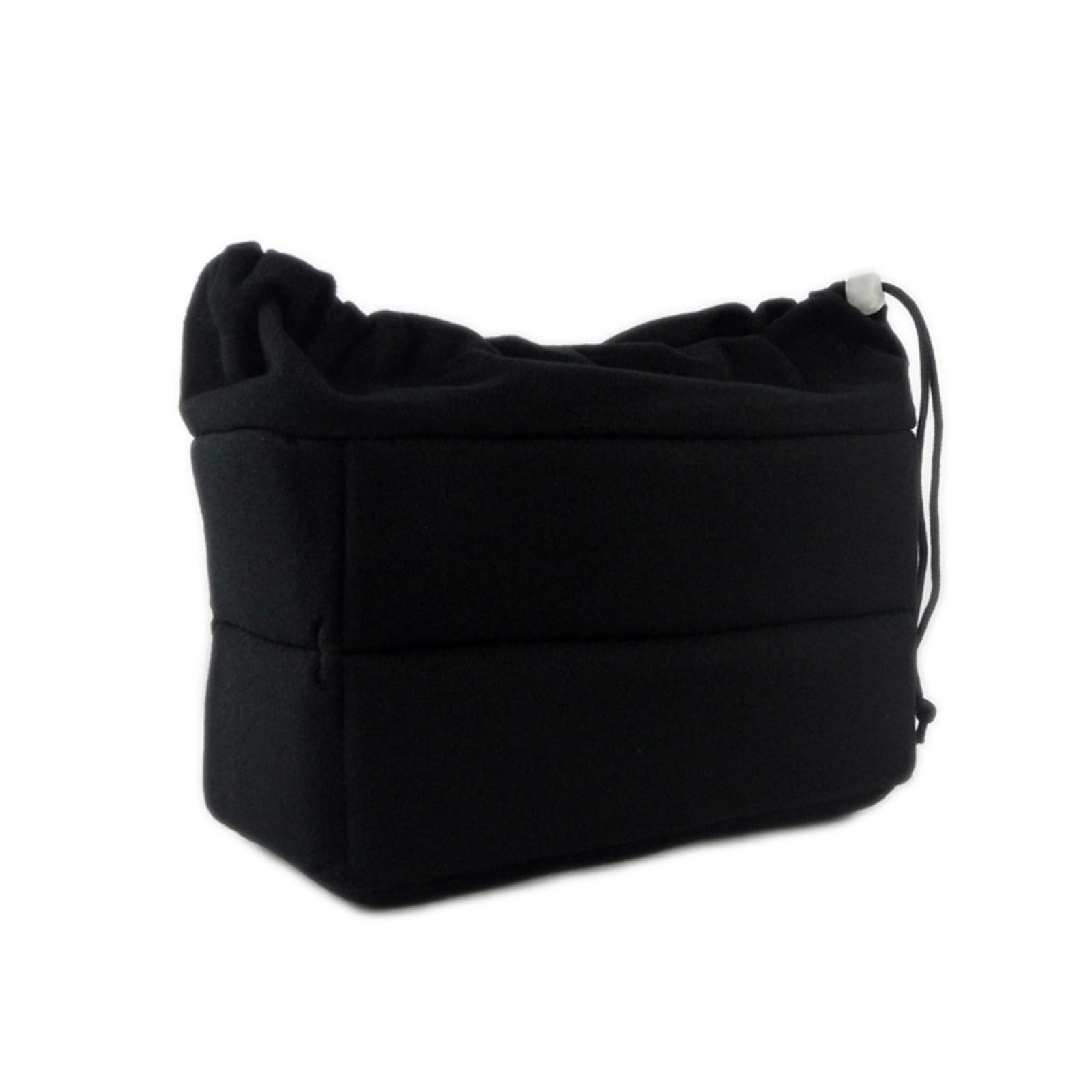 Imbottitura Interna per Fotocamera DSLR/CSC, Inserto Custodia Protettiva in Nylon o Morbido Velluto con Divisori Regolabili per Zaino e Borsa (Nero-08)