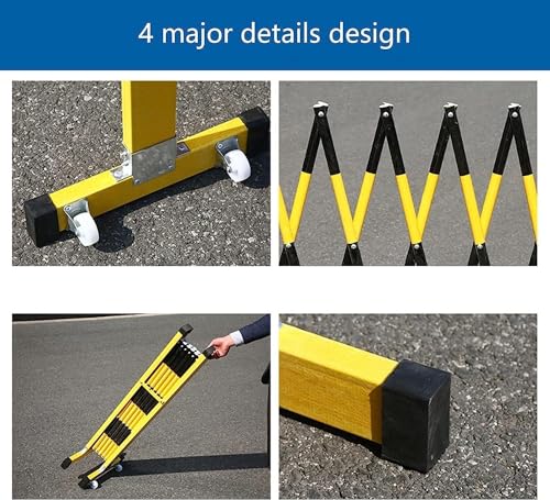 Barrière de circulation extensible et mobile pour signalisation extérieure