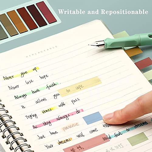 Elii Tabs 800Pcs Sticky Index Tabs Page Markers,Writable And Transparent Sticky Notes Page Tabs Book Markers Label Stickers Index Tabs For Page Marking Classify File #TOP6