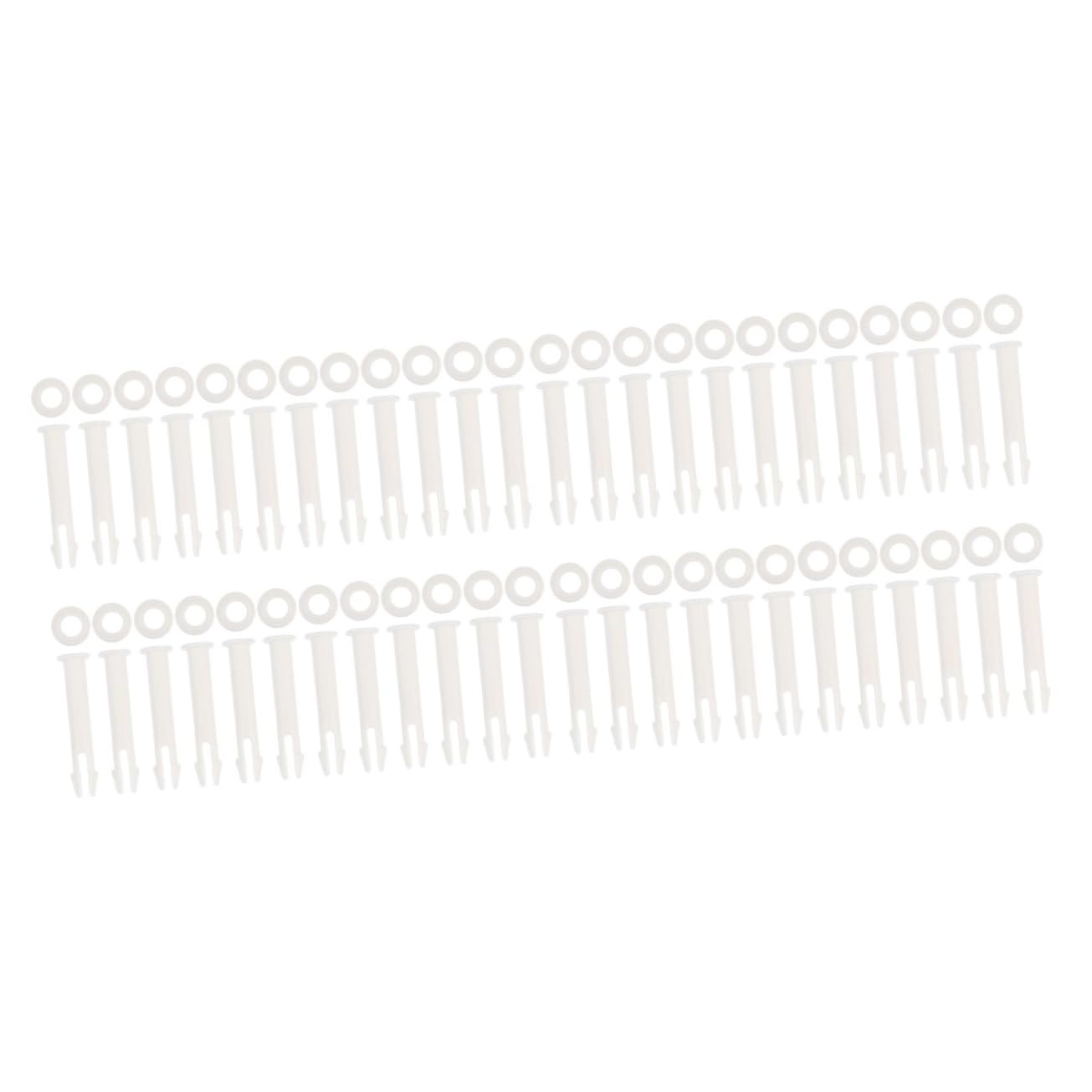 BESTonZON 2 Series Conector De Piscina De Plástico Pasadores Desmontables para Repuestos De Instalación Sin Herramientas Accesorios 24 Piezas*2
