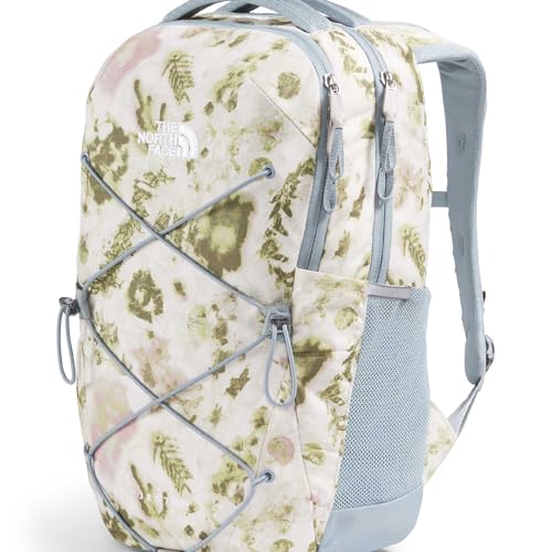 Image of The North Face Women's Jester Everyday Laptop Backpack - Commuter Travel Bag, Laptop Sleeve, Water-Repellent, Desert Stone Floral Dye Print /Frost Grey, One Size