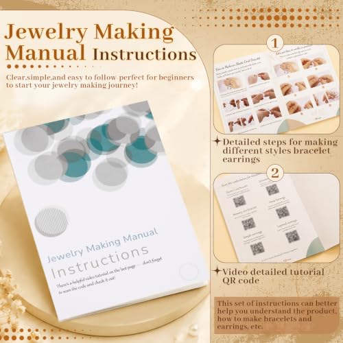 Image of Wurosi Jewelry Making Supplies Kit, Bracelet Making Kit for Adult