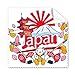 Hand-Decorated Japan Pattern Cleaning Cloth Phone Screen Glasses Cleaner 5pcs