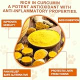 JSBNQRMZ Curcumin für Hunde 180 Tabletten - Gelenke & Verdauung, Entzündungshemmend mit Curcumin und Piperin - Hochdosiert, Natürlich ohne Chemie