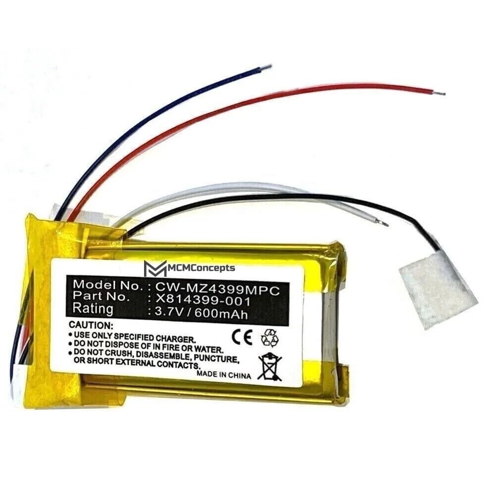 MCMConcepts Replacement Battery for Microsoft Zune 2nd Gen 80GB 120GB 1126 1376