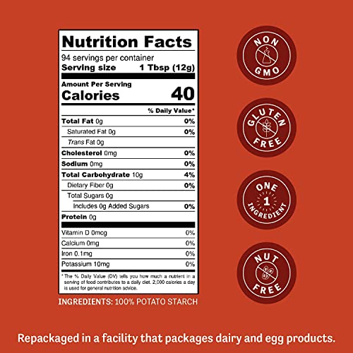 image for Judee's Gluten Free Judee’s Unmodified Potato Starch 2.5 lb - Just O