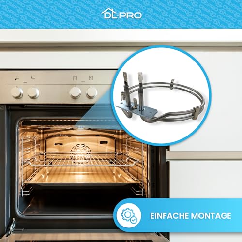 DL-pro Heizelement Heißluftheizung 1800W 230V für Beko Blomberg 262900063 262900074 Kaneta 3118 für Backofen Ofen Herd